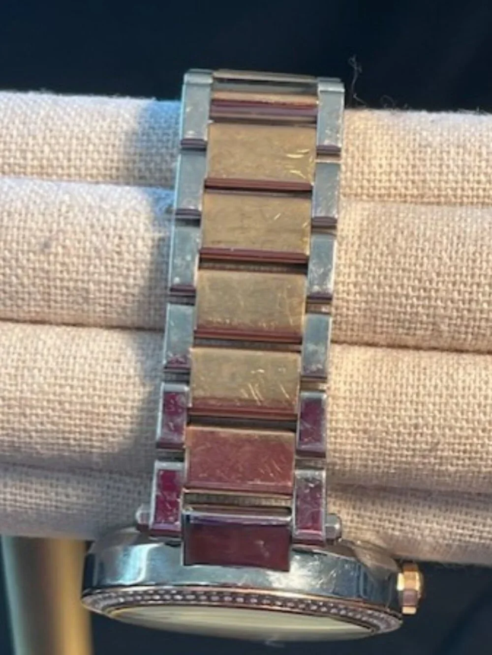 Michael Kors Silver and Rose Gold Watch